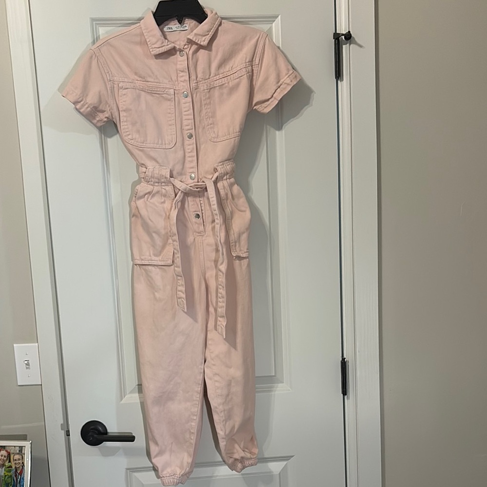 Girls pink jumpsuit 11/12